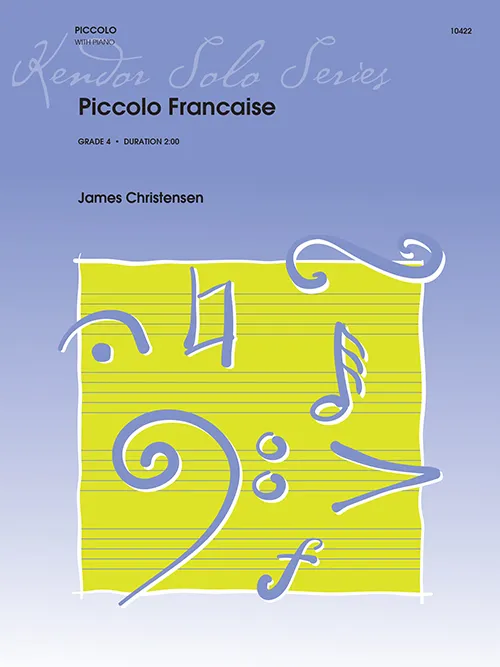 Kendor Music Piccolo Francaise noty pro pikolu s klavírem