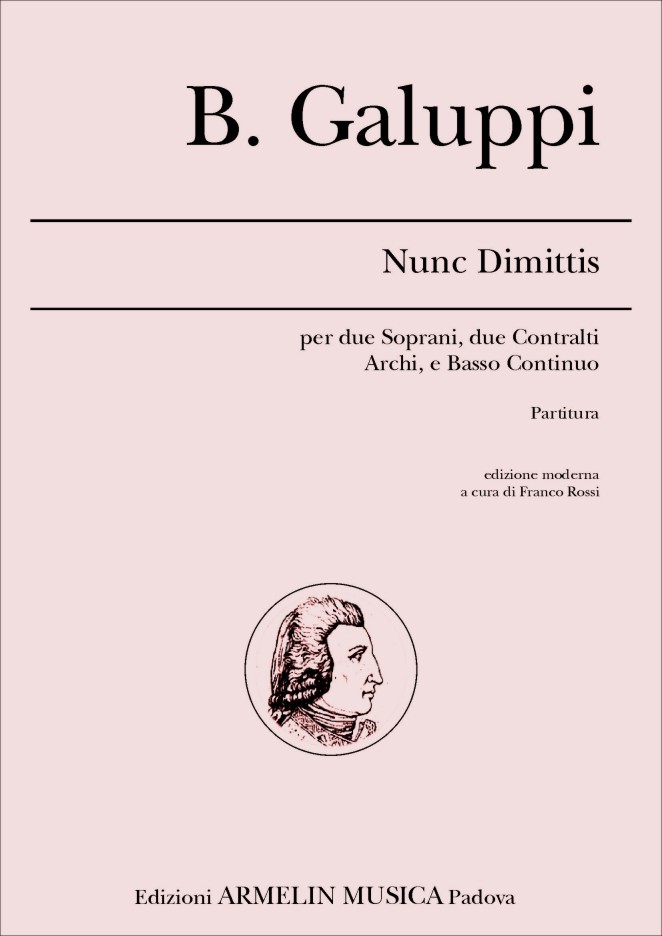 Armelin Musica Nunc Dimittis noty pro sbor