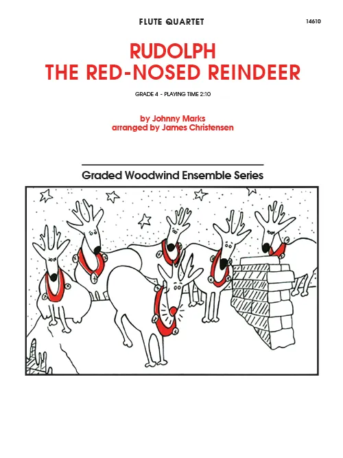 Kendor Music Rudolph The Red-Nosed Reindeer vánoční noty