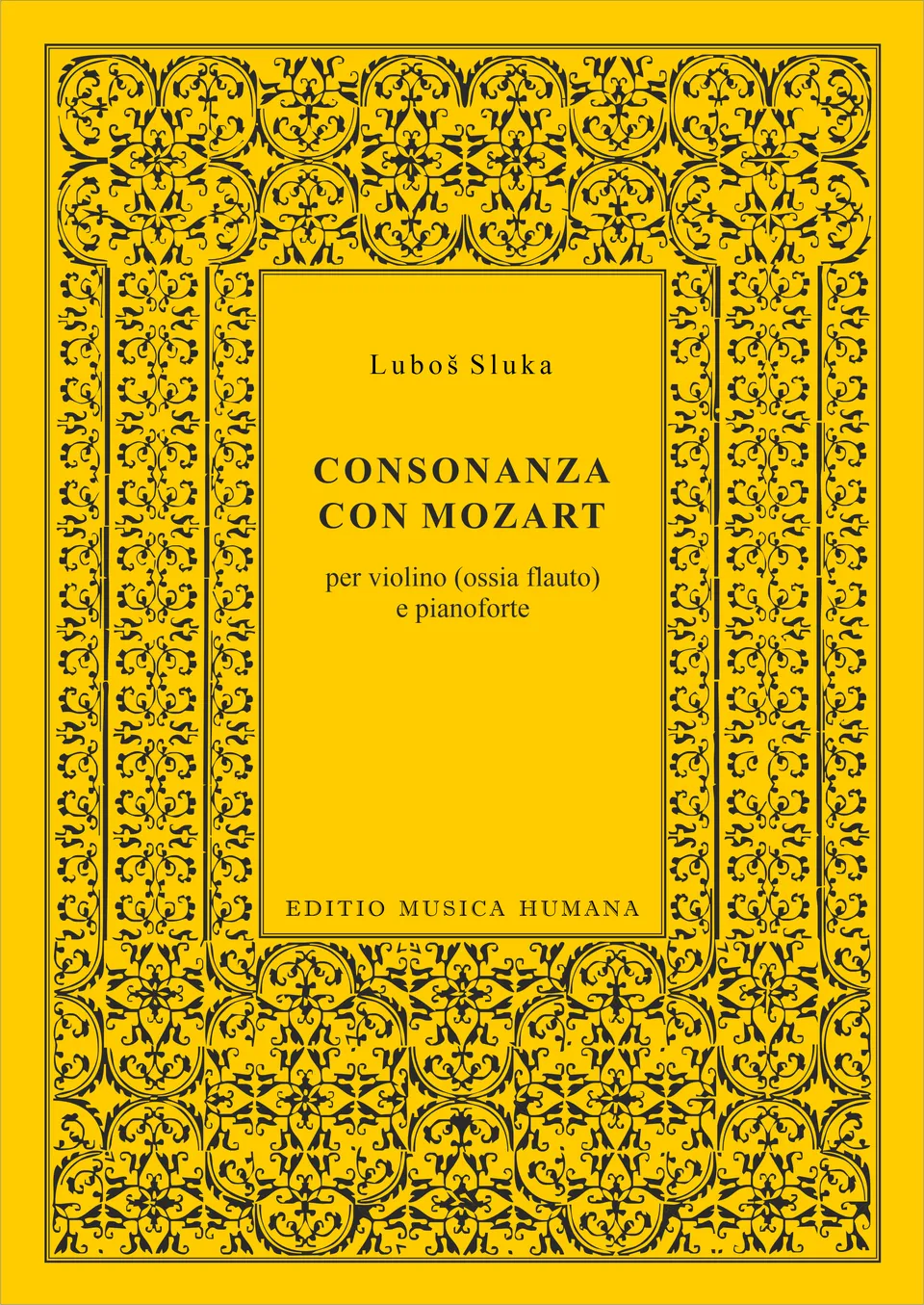Editio Musica Humana Consonanza con Mozart noty housle klavír