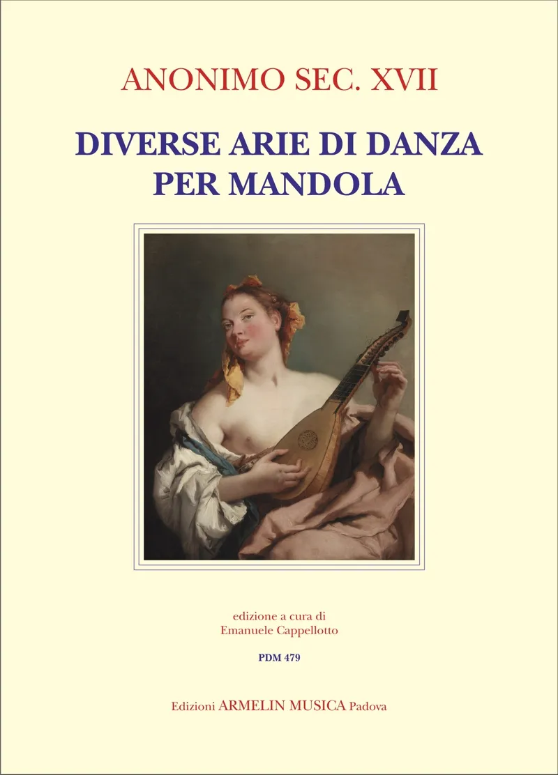 Armelin Musica Diverse arie di danza per mandola noty taneční