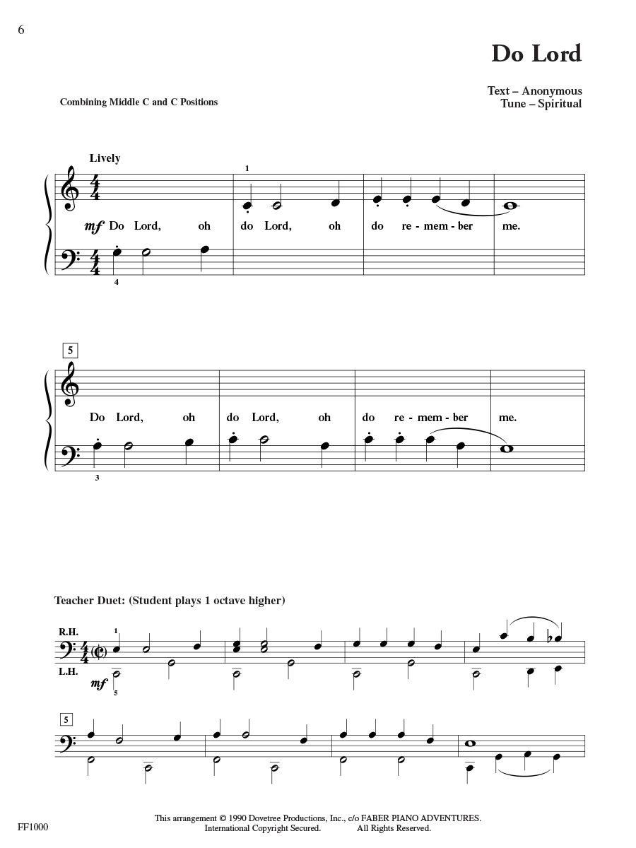 Faber PlayTime Piano Hymns noty pro klavír