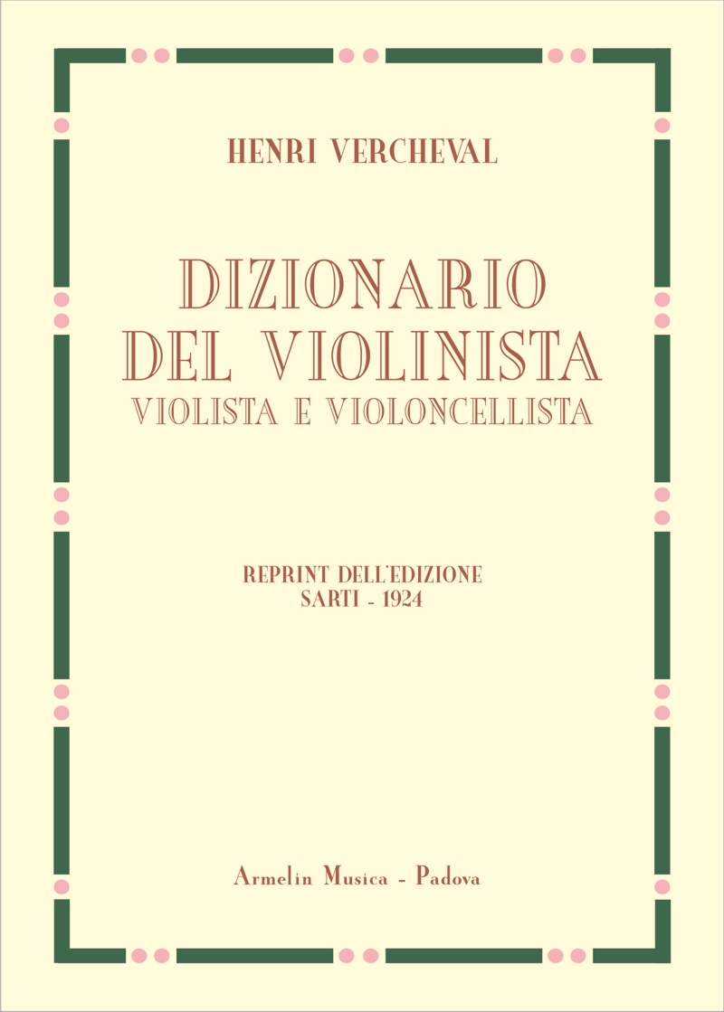 Armelin Musica Dizionario del violinista slovník smyčce