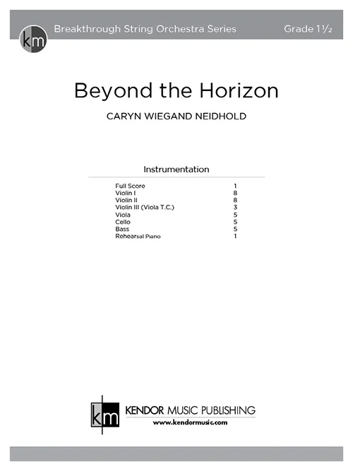 Kendor Music Beyond the Horizon partitura pro smyčce