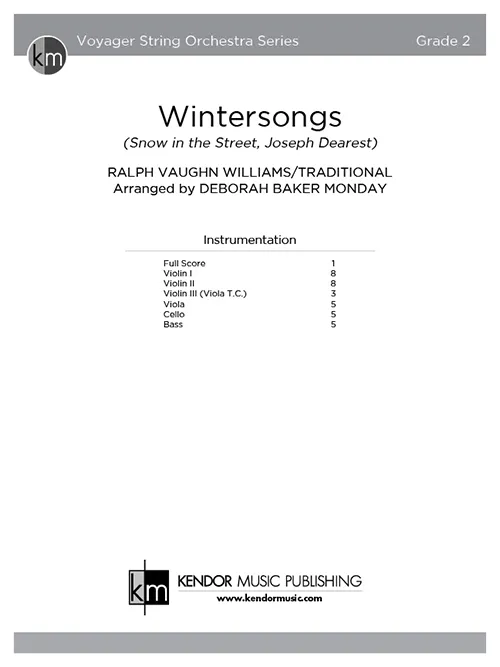 Kendor Music Wintersongs partitura vánoční