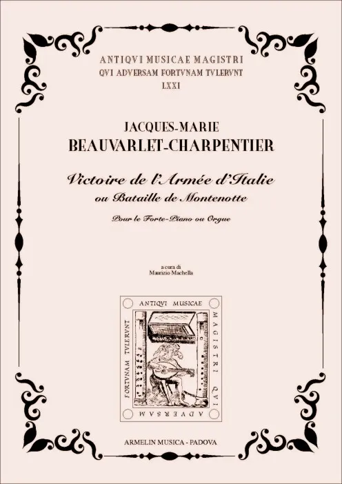Armelin Musica Victorie de l’Armée d’Italie noty pro výuku