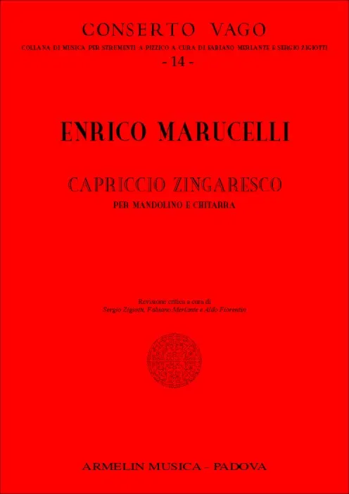 Armelin Musica Capriccio Zingaresco noty mandolína kytara