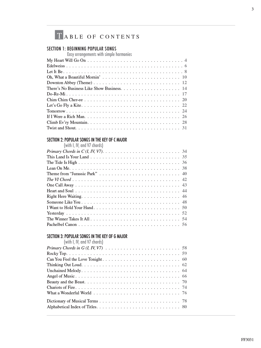 Faber Adult Piano Adventures Popular Book 1 noty 34 hitů