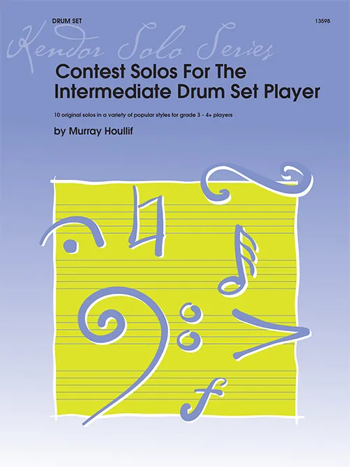 Kendor Music Contest Solos For The Intermediate Drum Set Player noty bicí
