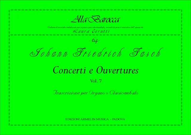 Armelin Musica Concerti e Ouvertures 7 partitura noty