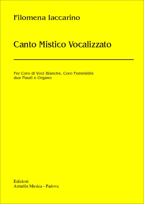 Armelin Musica Canto Mistico Vocalizzato noty zpěv