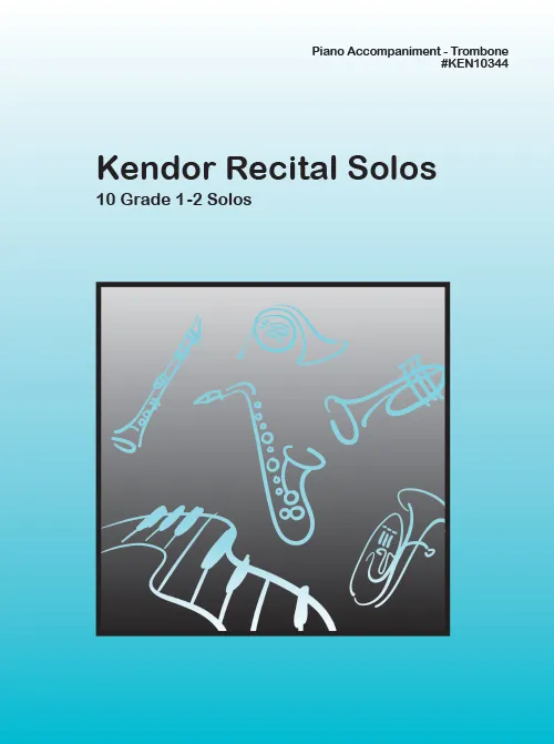 Kendor Recital Solos trombon noty s klavírem 10 sól CD