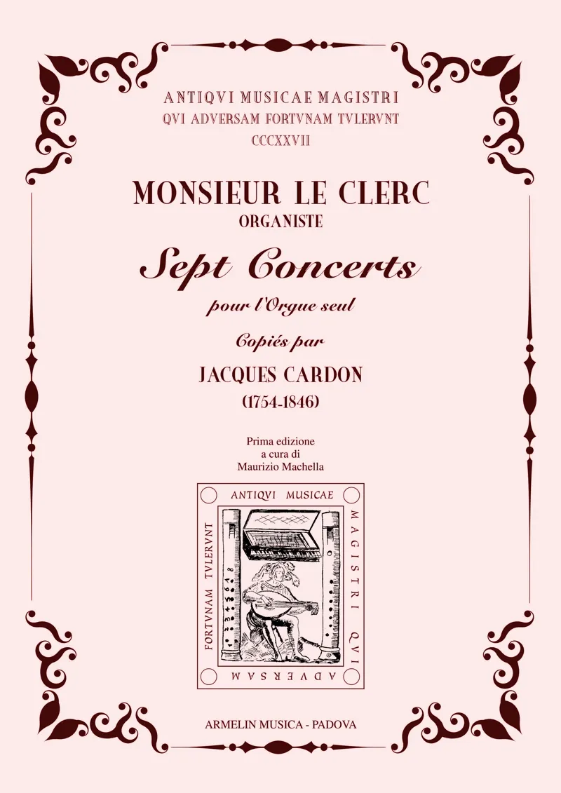 Armelin Musica Sept Concerts pour l’Orgue noty pro varhany