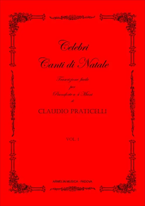 Armelin Musica Celebri Canti di Natale vol. 1 vánoční noty