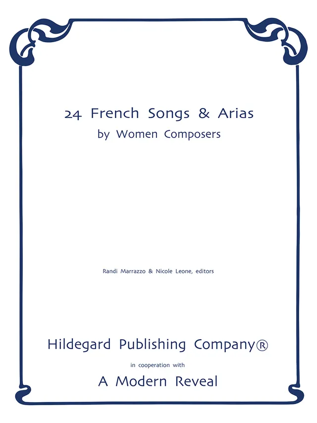 Hildegard 24 French Songs Arias noty pro zpěv digitální vydání
