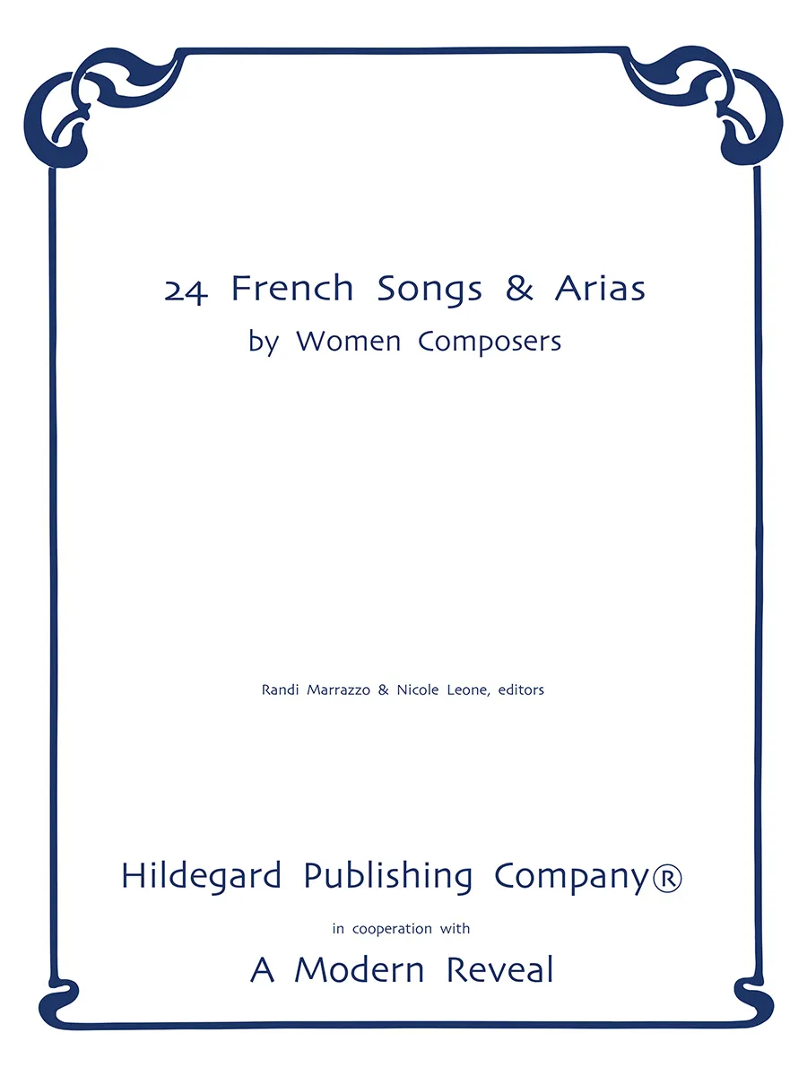 Hildegard Publishing 24 French Songs & Arias noty pro zpěv 24 skladeb