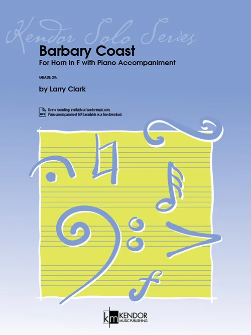 Kendor Music Barbary Coast noty sólo 3/4 pro žáky