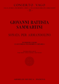 Armelin Musica Sonata per Armandolino e Basso noty komorní