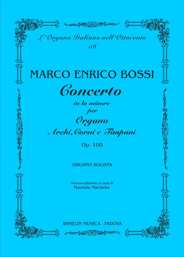 Armelin Musica Concerto a moll op. 100 partitura varhany orchestr