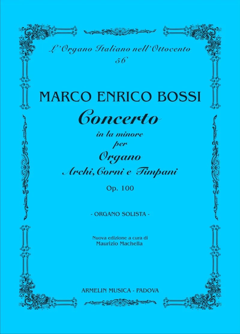 Armelin Musica Concerto a moll op. 100 partitura varhany orchestr