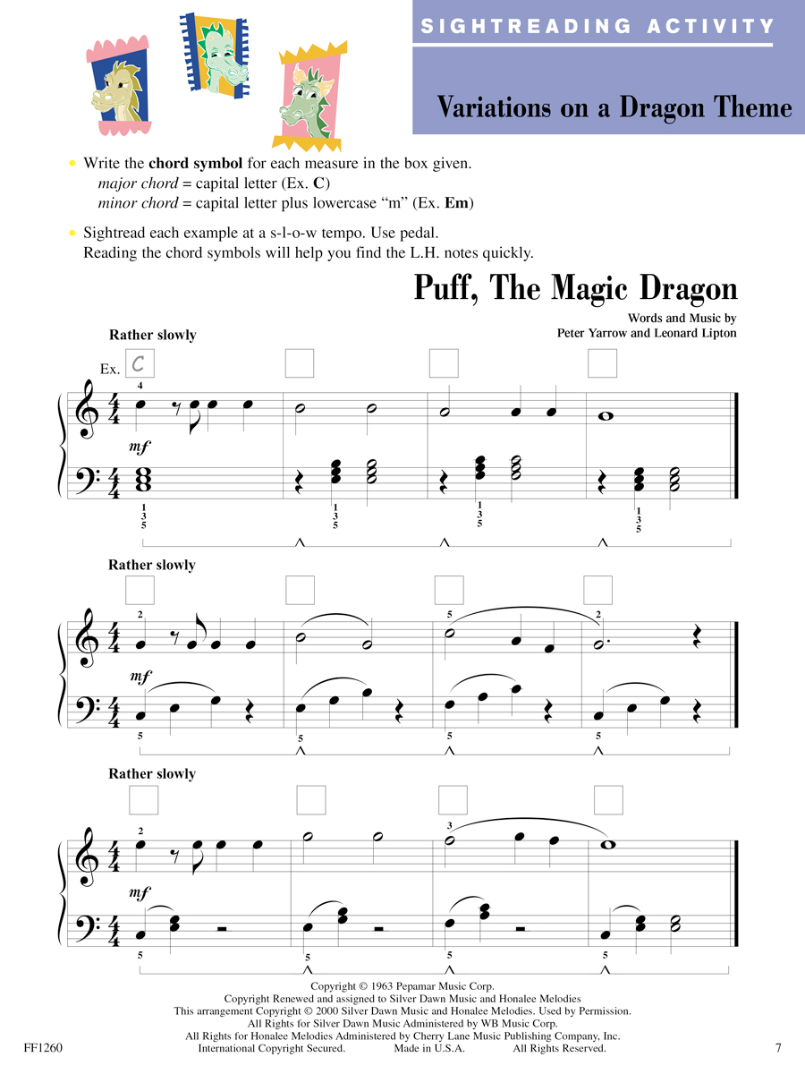 Faber Piano Adventures 3A Popular Repertoire noty pro klavír