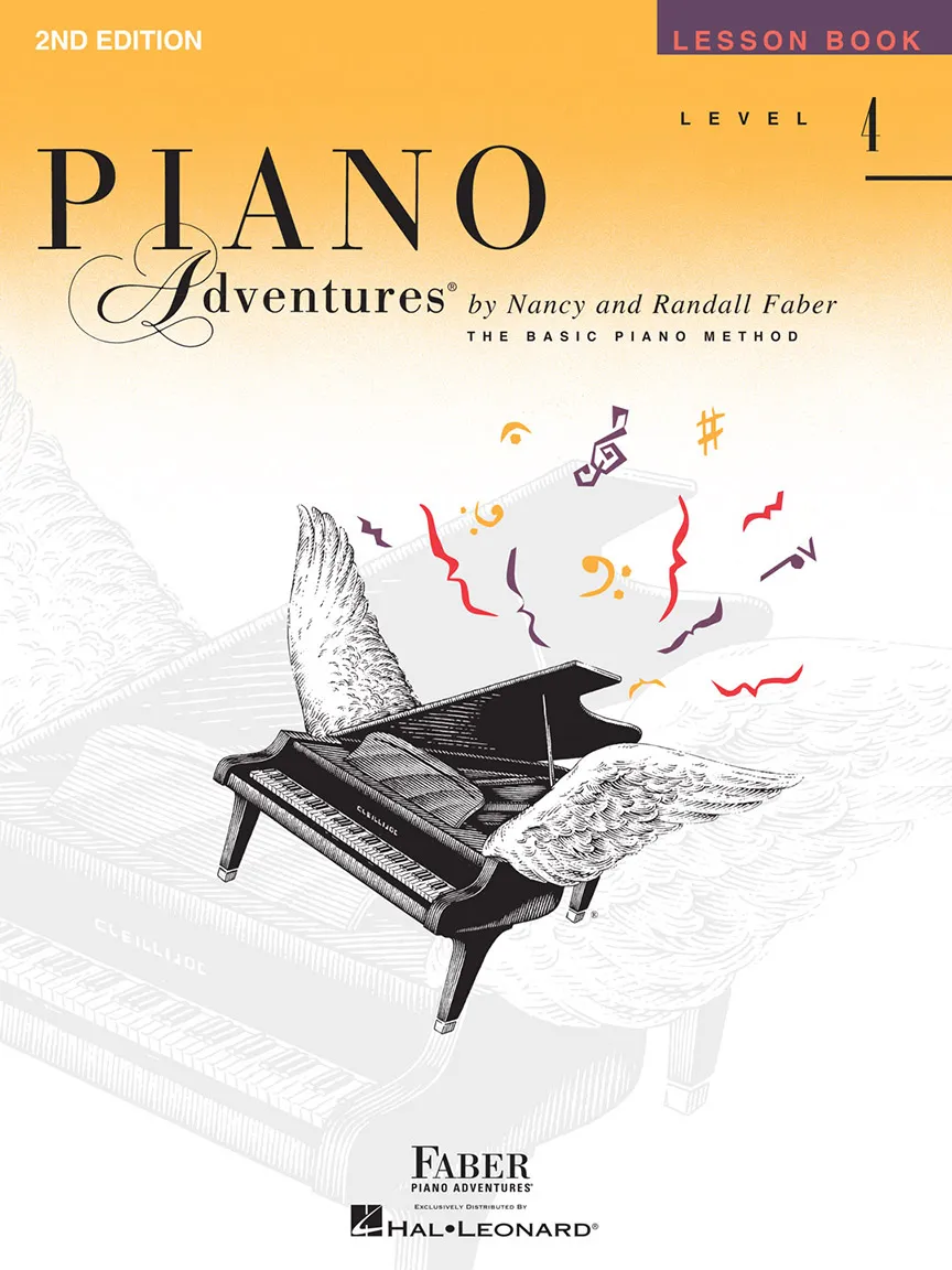 Faber Piano Adventures Level 4 Lesson Book 2nd Edition učebnice