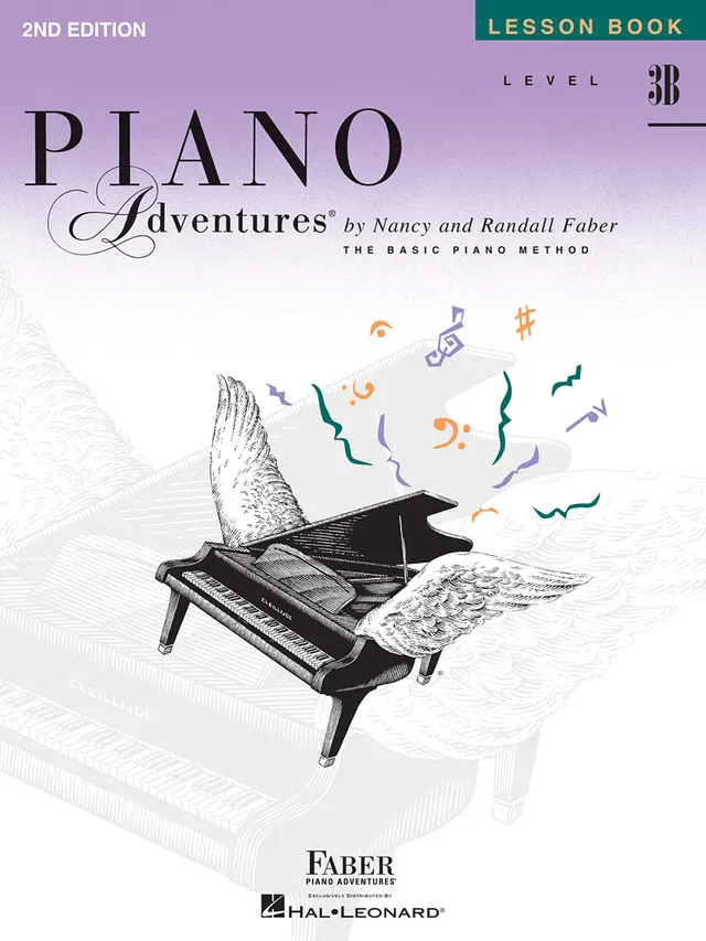 Faber Piano Adventures Level 3B Lesson Book 2nd Edition noty