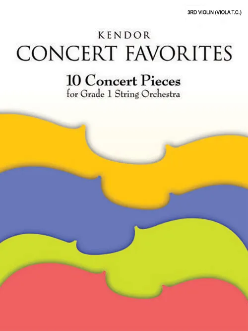 Kendor Concert Favorites Vol.1 noty pro 3. housle smyčce