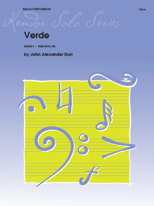 Kendor Music Verde noty pro marimbu sólo