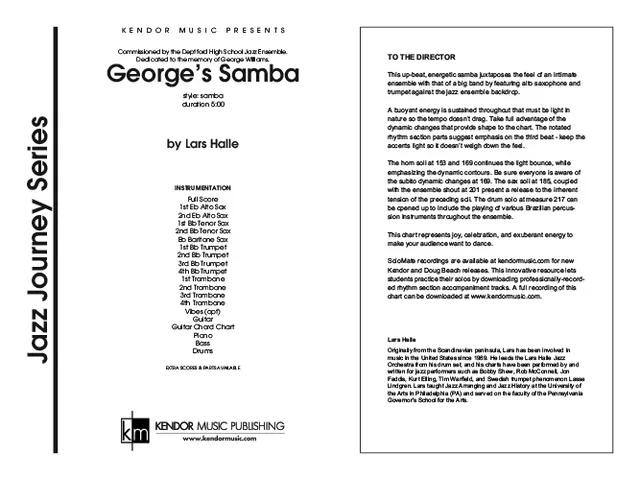 Kendor Music George’s Samba partitura full score 5:00