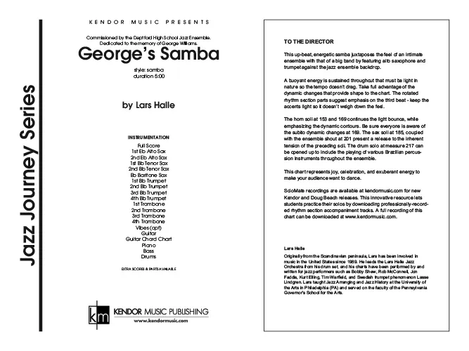 Kendor Music George’s Samba partitura full score 5:00