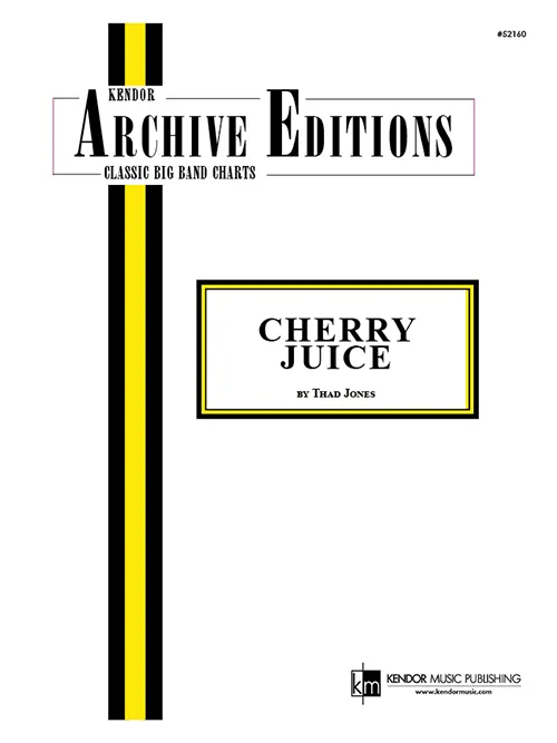 Kendor Music Cherry Juice noty pro big band fast swing
