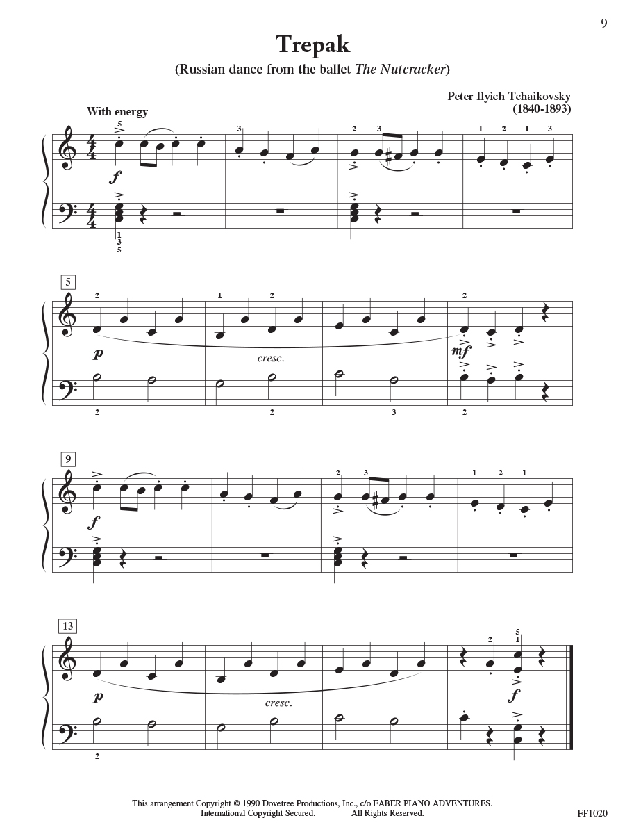 Faber Piano Adventures ChordTime Piano Classics noty klasika
