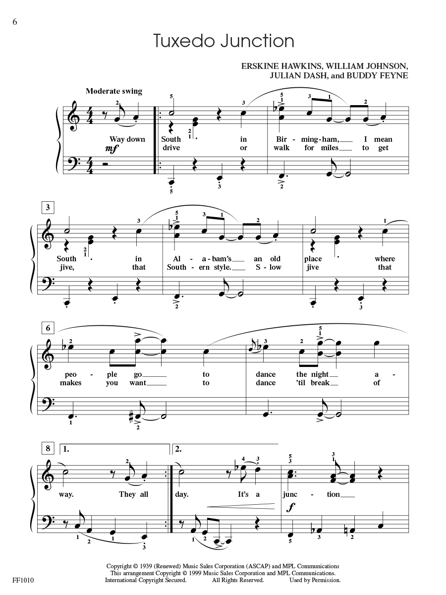 Faber FunTime Piano Jazz & Blues noty pro klavír level 3