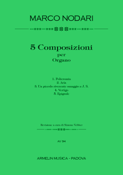 Armelin Musica Policromia noty 4 skladby