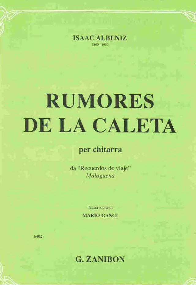 Armelin Musica Rumores de la caleta noty pro kytaru