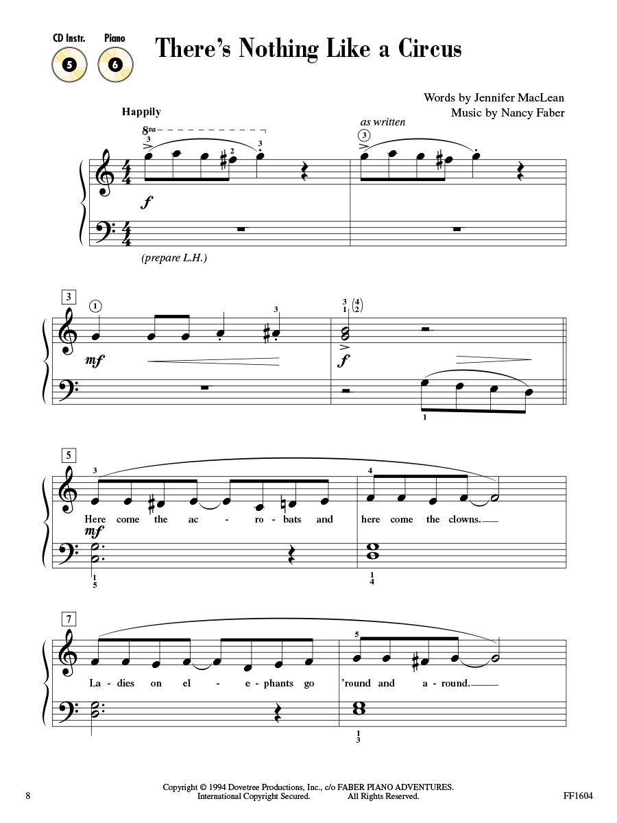 Faber Piano Adventures 2A Gold Star noty klavír