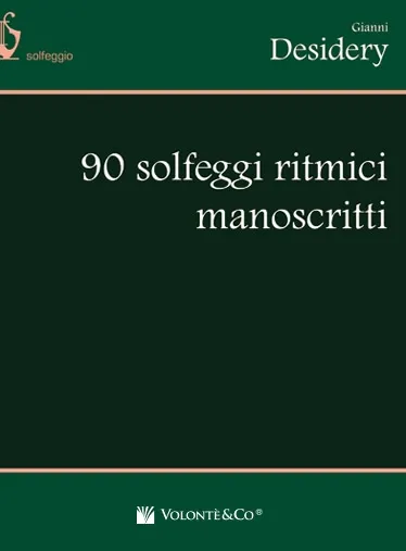 Volonte & Co 90 Solfeggi Ritmici Manoscritti noty rytmus