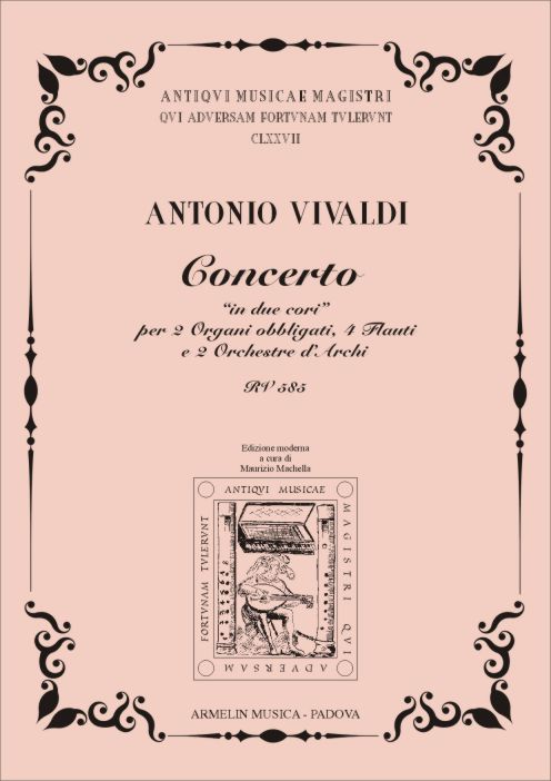 Armelin Musica Concerto In 2 Cori RV 585 partitura