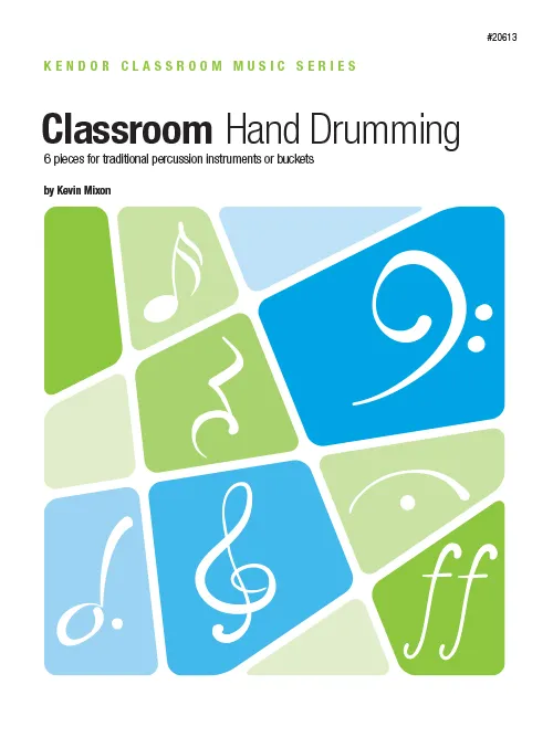 Kendor Music Classroom Hand Drumming noty pro bicí
