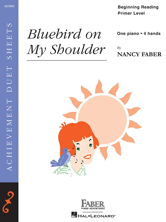 Faber Piano Adventures Bluebird on My Shoulder duet pro klavír