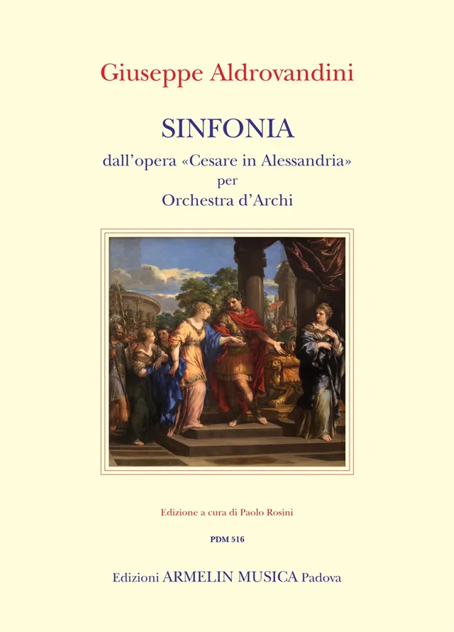 Armelin Musica Sinfonia Cesare in Alessandria noty partitura