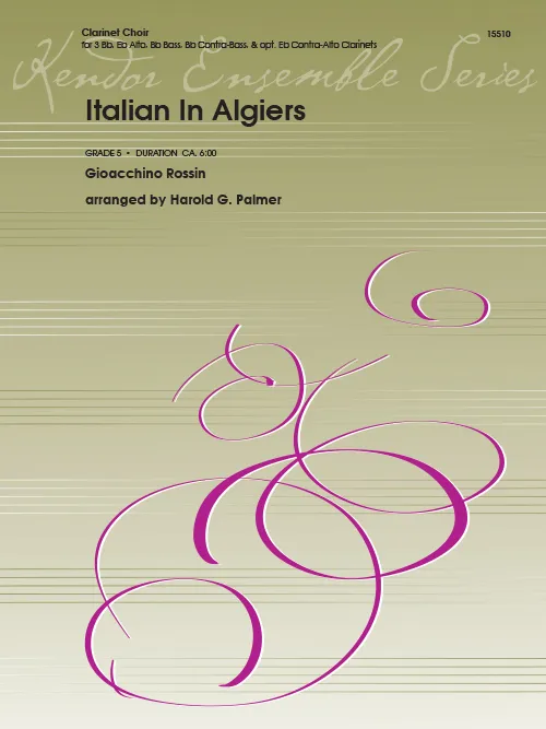 Kendor Music Italian In Algiers noty pro klarinetový sbor