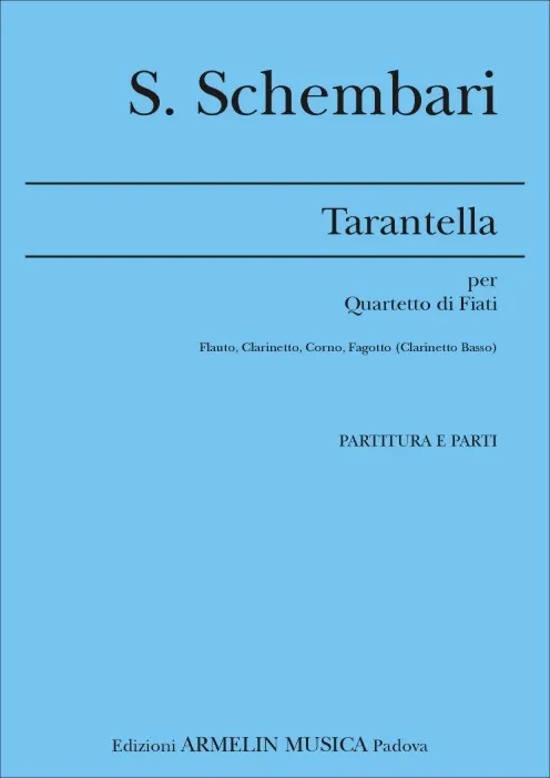 Armelin Musica Tarantella per quartetto di fiati noty pro kvarteto