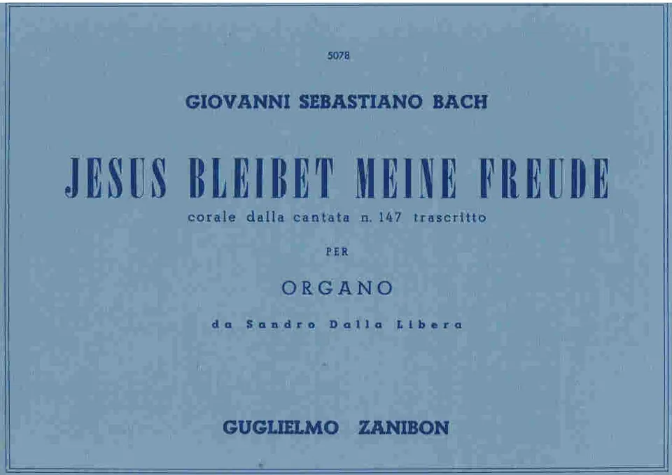 Armelin Musica Jesus Bleibet Meine Freude noty