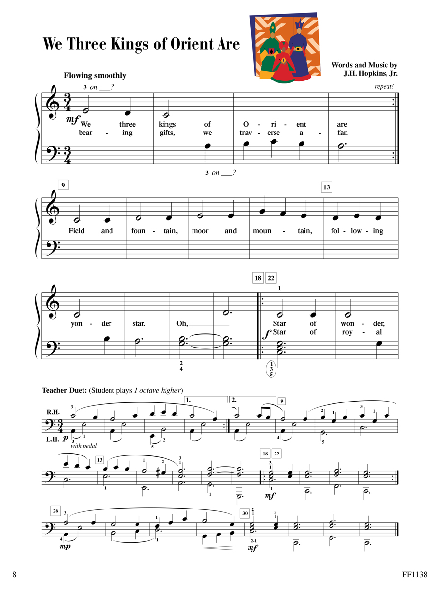 Faber Piano Adventures Level 1 Christmas noty pro klavír vánoční
