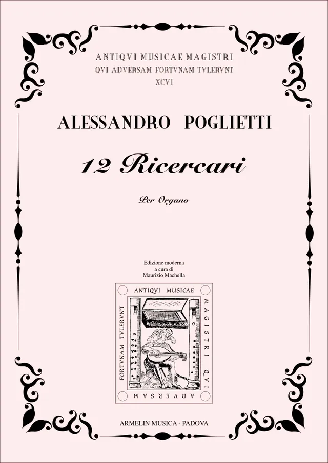 Armelin Musica 12 Ricercari per organo noty tisk