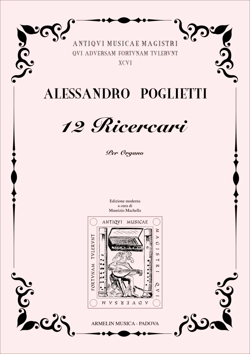 Armelin Musica 12 Ricercari per organo noty tisk