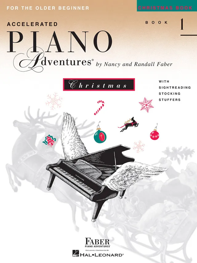Faber Accelerated Piano Adventures Christmas 1 noty pro klavír