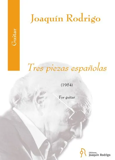 Ediciones Joaquín Rodrigo Tres piezas españolas noty kytara